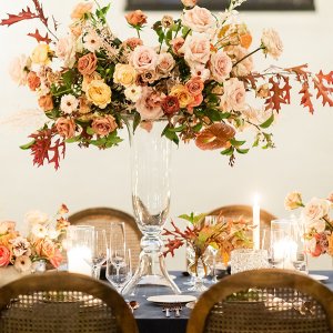 fall wedding centerpiece