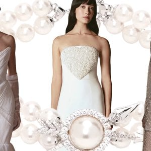 pearl wedding attire