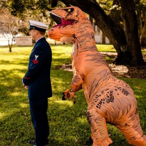 T-Rex Wedding First Look