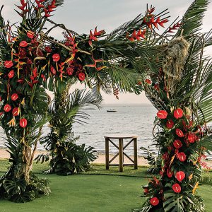 tropical wedding 