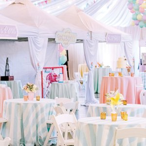 Whimsical wedding reception