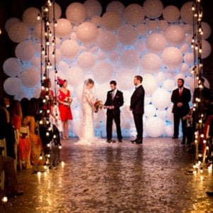 50 Over The Top Wedding Ideas We Can T Help But Love Bridalguide Balloon Wedding Ceremony Decor