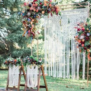 Macrame Wedding Ceremony Decor