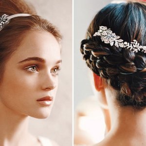 Image of wedding hairstyles with jewelry