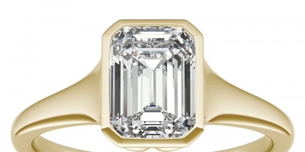 bezel engagement ring