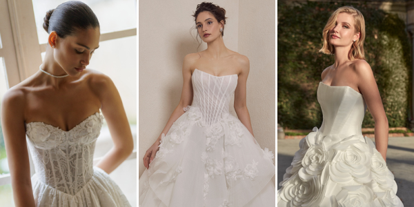 floral wedding dresses