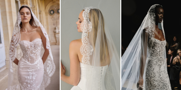 Timeless Elegance: Mantilla Veils