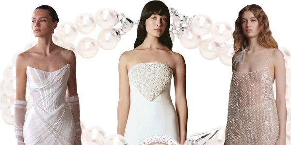 pearl wedding attire