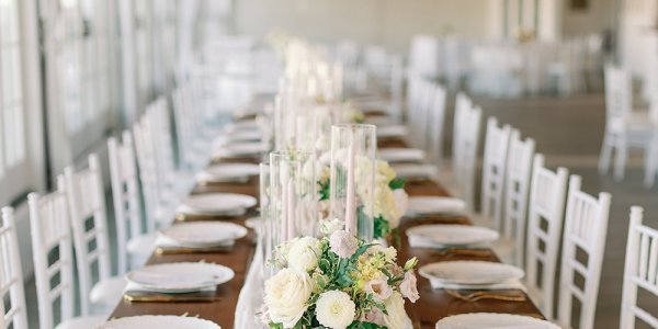 wedding reception table