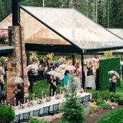 rainy wedding day
