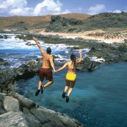 natural pool in aruba